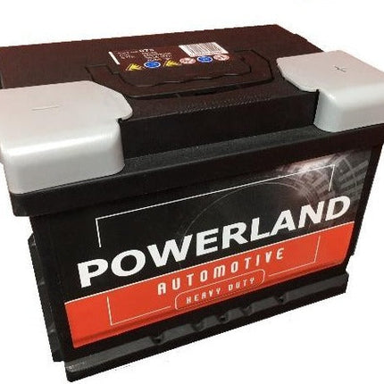 Powerland Type 075 Car Battery 12v 60Amps CCA (EN) 550A-Powerland