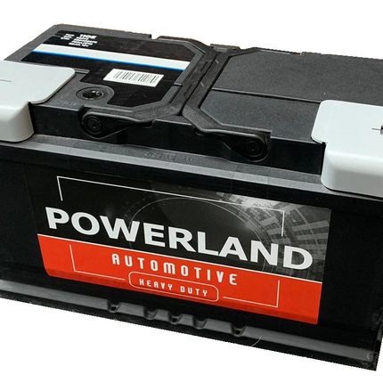 Powerland Battery- Start Stop- AGM115E 12v 80Amps CCA (EN) 800A (Type 115)-Powerland