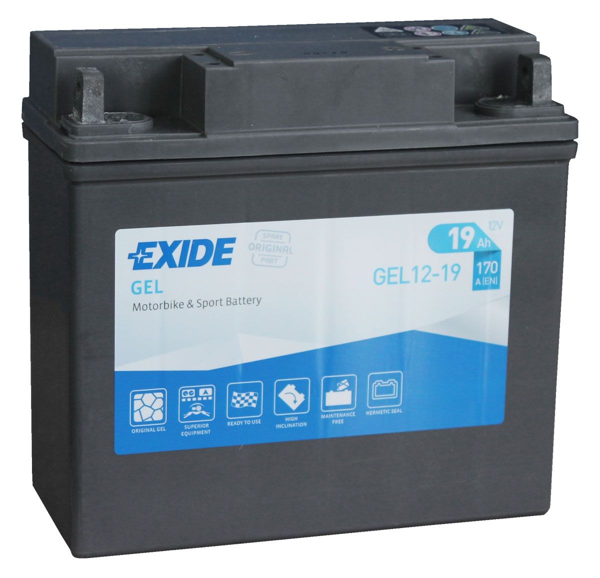 GEL12-19 EXIDE BMW MOTORCYCLE BATTERY - 51913 12V 19AH 170A-Powerland