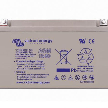 Victron Energy AGM Dual Purpose Battery 12V 90Ah – BAT412800084-Powerland