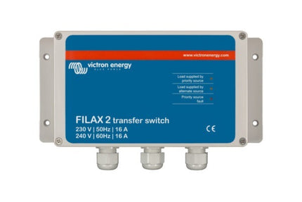 Victron Energy Filax 2 Transfer Switch CE 230V/50Hz-240V/60Hz – SDFI0000000-Powerland