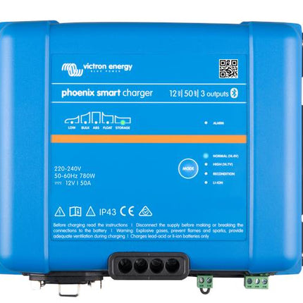 Victron Energy Phoenix Smart IP43 Charger 12/50(3) 230V – PSC125053085-Powerland