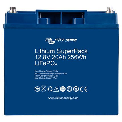 Victron Energy Lithium SuperPack 12.8V 20Ah (M5) – BAT512020705-Powerland