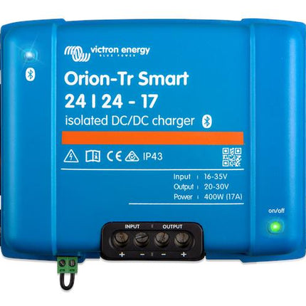 Victron Energy Orion-Tr Smart 24/24-17A (400W) Isolated DC-DC Charger – ORI242440120-Powerland