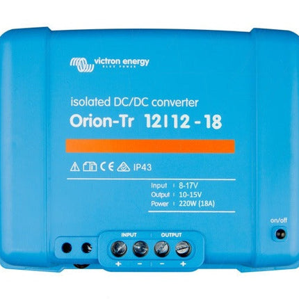 Victron Energy Orion-Tr 12/12-18A (220W) Isolated DC-DC Converter – ORI121222110-Powerland
