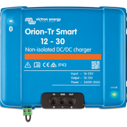 Victron Energy Orion-Tr Smart 12/12-30A (360W) Non-Isolated DC-DC Charger – ORI121236140-Powerland