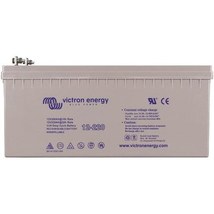 Victron Energy 12V/220Ah Gel Deep Cycle Battery (BAT412201104)-Powerland