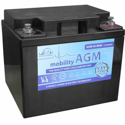 AGM-42-MOB 12V 42Ah Batteries For Mobility Scooters-Powerland