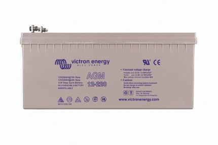 Victron Energy 12V 220Ah AGM Deep Cycle Battery - BAT412201085 (M8)-Powerland