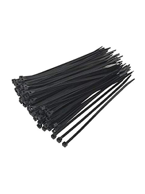 Black Plastic Cable Tie 300mm X 4.8mm (pack of 100)