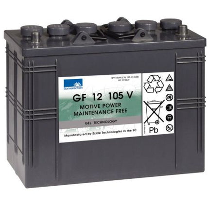 GF12105V SONNENSCHEIN GEL BATTERY (GF 12 105 V) 12V 120AH-Powerland