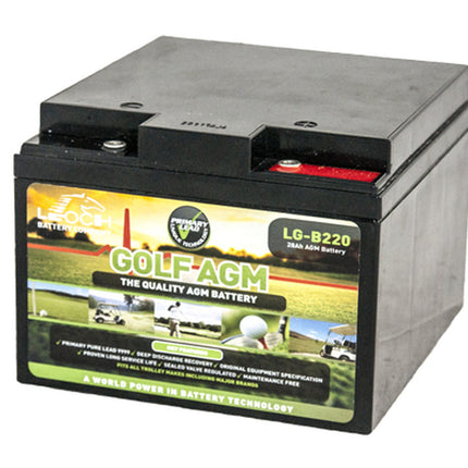 LG-B220 - 12v 28Ah AGM Golf Battery-Powerland