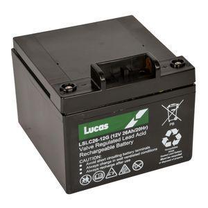 Lucas Golf Trolley Battery LSLC26-12G 12v (26Ah)-Powerland