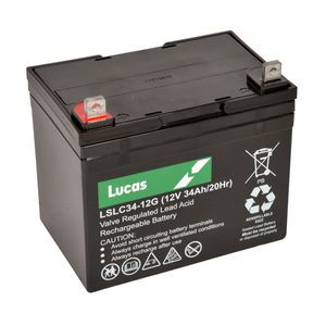 Lucas Golf Trolley Battery LSLC34-12G 12v (34Ah)-Powerland