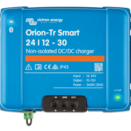 Victron Energy Orion-Tr Smart 24/12-30A (360W) Non-isolated DC-DC Charger – ORI241236140-Powerland