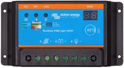 Victron Energy BlueSolar PWM Light Charge Controller 12/24V-20A – SCC010020020-Powerland