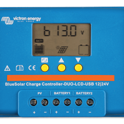 Victron Energy BlueSolar PWM LCD&USB 12/24V 30A – SCC010030050-Powerland