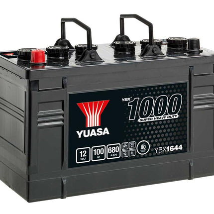 Yuasa YBX1644 12V 100Ah 680A Super Heavy Duty Commercial Vehicle Battery-Powerland