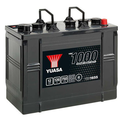 Yuasa YBX1655 12V 126Ah 750A Super Heavy Duty Commercial Vehicle Battery-Powerland