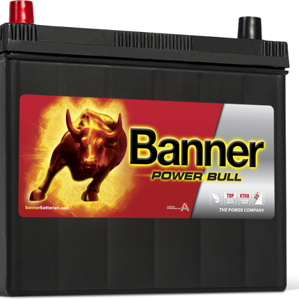 Banner (P4524) Power Bull Car Battery 12v 45Ah 390A (043 / 057)-Powerland