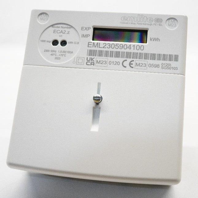 Emlite ECA2 1ph kWh gen meter (extended cover)