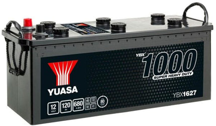 Yuasa YBX1627 12V 120Ah 680A Super Heavy Duty Commercial Vehicle Battery-Powerland