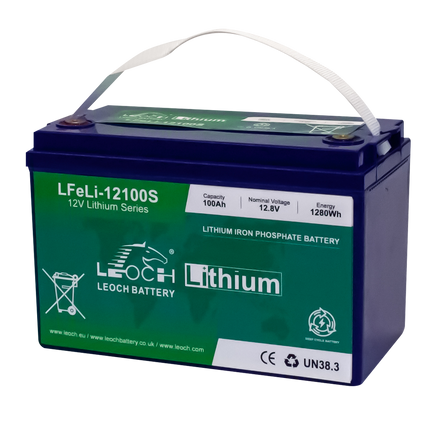 LfeLi-12100S leoch lithium battery 12v 100Ah-Powerland