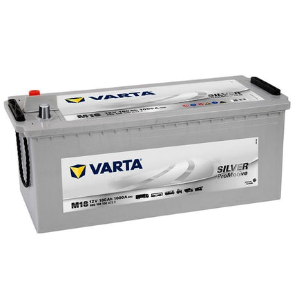 Varta M18 Promotive Silver Battery 12V 180Ah 1000CCA (EN) (629SHD) 680108100-Powerland