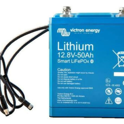Victron Energy LiFePO4 Battery 12.8V 50Ah Smart - BAT512050610-Powerland