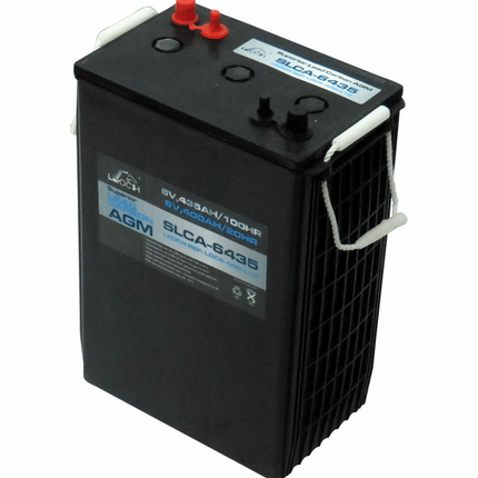 6V 400AH Leoch Lead Carbon AGM Battery (LDC6-400-L16) (SLCA-6435-DT) (L16)-Powerland