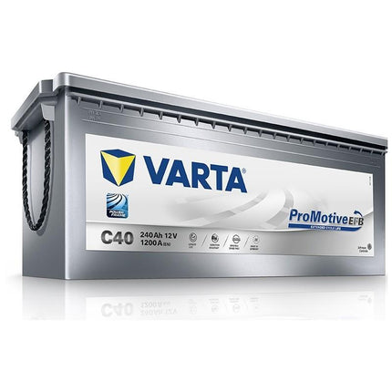 Varta C40 Promotive Silver EFB Battery 12V 240Ah 1200CCA (EN) (625SHD) 740500120-Powerland