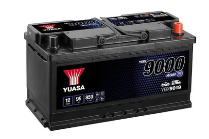 YBX9019 12V 95Ah 850A Yuasa AGM Start stop Car Battery-Powerland