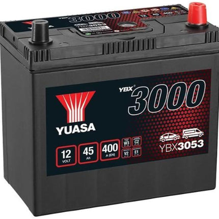 YBX3053 12V 45Ah 400A Yuasa SMF Car Battery-Powerland
